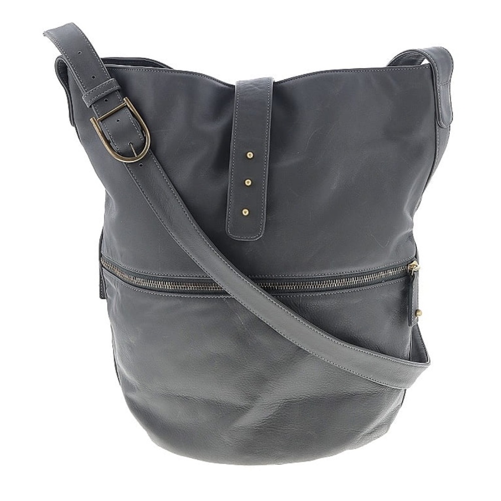 Sarah Jessica Parker Leather Traveler Bucket Bag